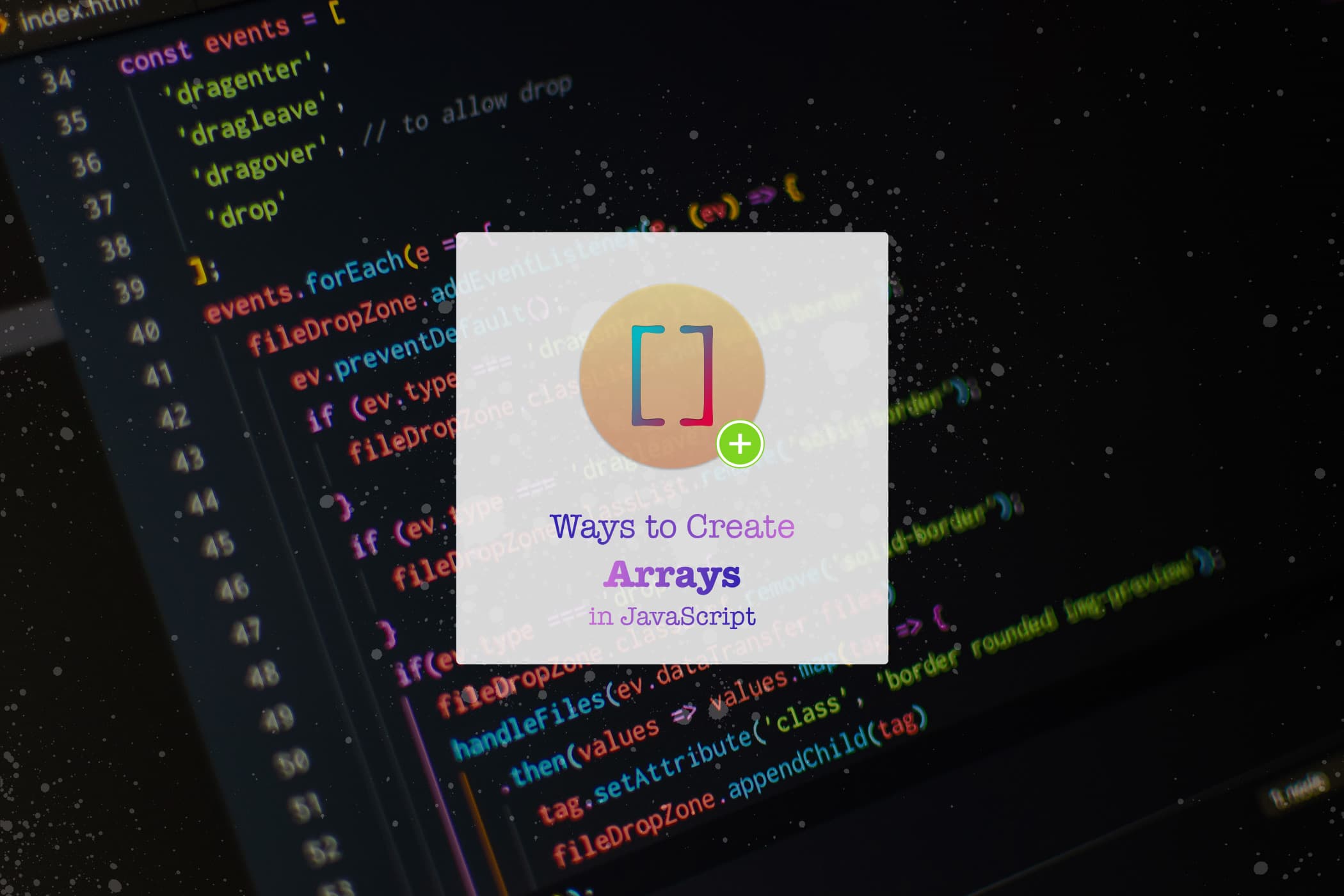 Different ways to create Arrays in JavaScript